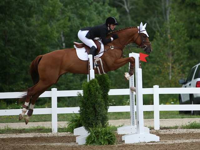 Louise and Blunda at 2012 Fidelity Jumper Classic