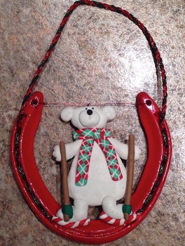 Decorations like these have been lovingly crafted and sold via Mindy Lovell's Transition's Thoroughbreds to raise money