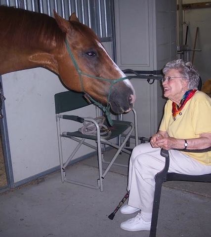 Doreen Kearney's enthusiasm for Smarty Jones inspired her daughter Susan Kearney to find her own passion for horses.