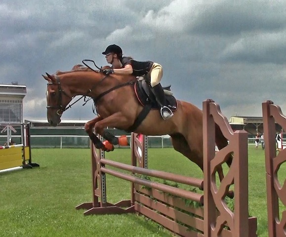 Jenn admits she stopped riding 15 strides away from some jumps, but Tabula Rasa never let her down.