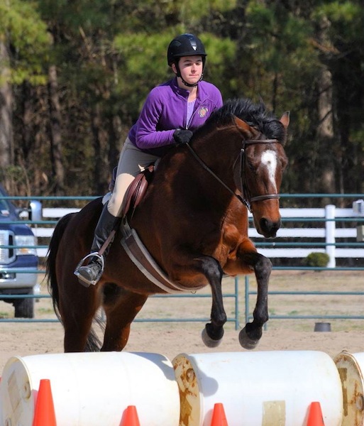 Chic and Natalie participate in a recent charity horse show for R.A.C.E. Fund, Inc. Photo by Danielle Calore, Coastal Adventures Photography