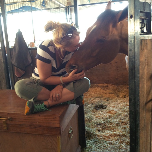 Prodigioso and Hannah share a quiet moment at during their three-week stay at HITS Ocala