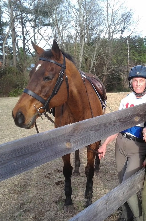 After the ride, Walker says her OTTB seemed to stand a full hand taller.