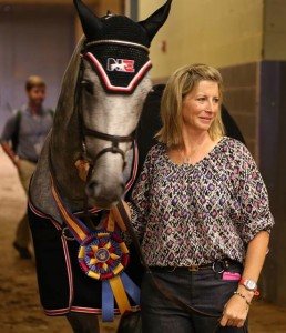 2013 TAKE2 High-Score Jumper Sterling and owner Megan Northrop. Will Mayo Photo