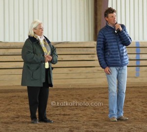 Linda Zang and Boyd Martin offer pointers and insights in the 3rd annual Thoroughbreds for All last week.