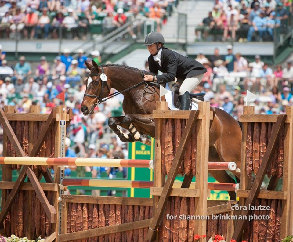Jurgens and Ziggy eat up the course at the 2014 Rolex. Photo courtesy Shannon Brinkman Photography.