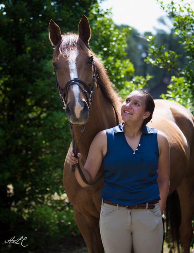 This Bids For You was adopted and returned so often that Allie Conrad of CANTER Mid Atlantic calls him her "boomerang horse." Now he finally "has his kid," 15-year-old Elle Dembrosky. Photo by Allie Conrad