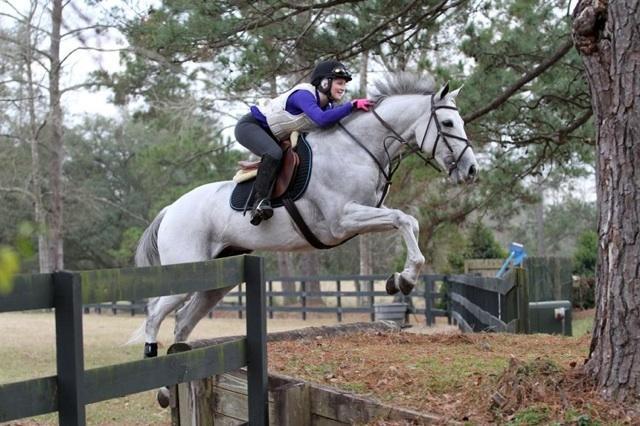 When she's not racing, Napravnik rides her OTTB Sugar for pleasure. Photo by 