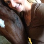 Alyssa Hammond spent hours on end in a Texas equine hospital with her stricken Thoroughbred Tough West.