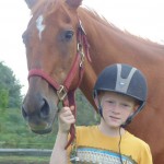 Brandon, 9, of Ontario donated his birthday cash to save doomed Thoroughbred Karazan from slaughter. And recently, Brandon received a surprise gift from Don Martello, refunding the boy the $650.