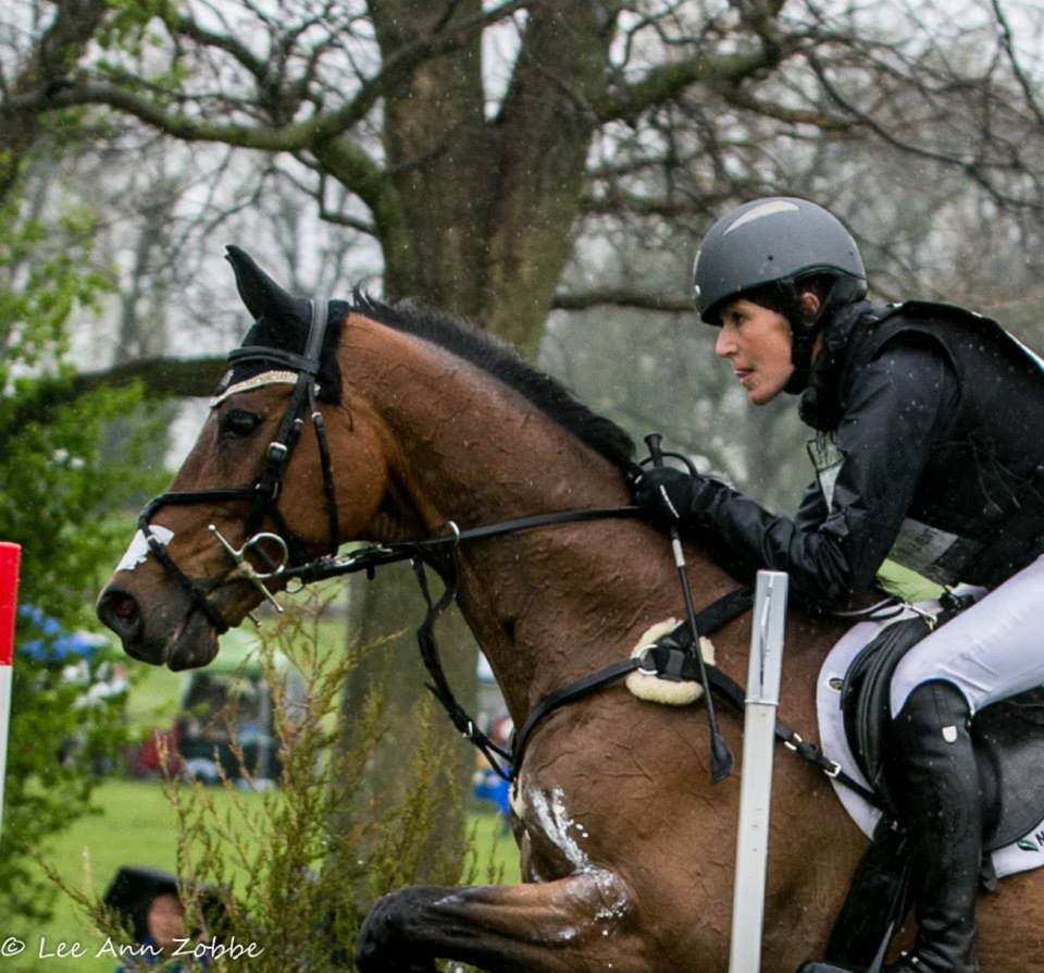Lainey Ashker and Anthony Patch on cross country at Kentucky Rolex Three Day. Photo by and courtesy of Lee Ann Zobbe