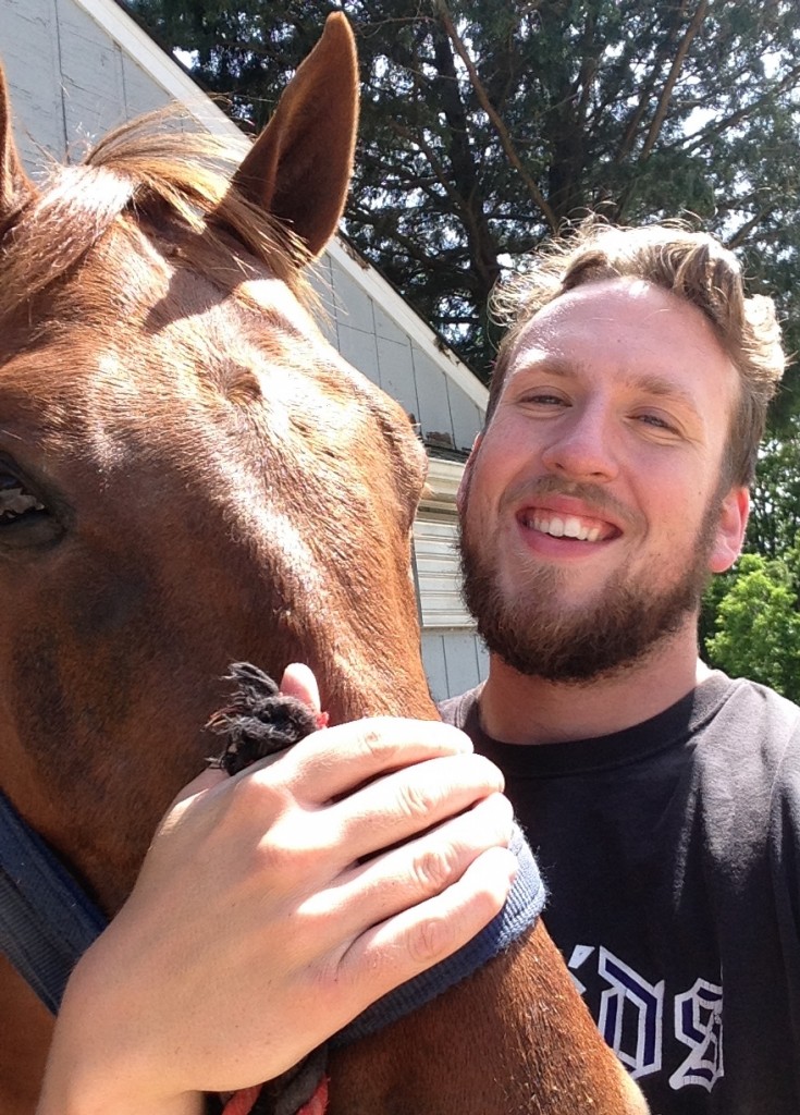 Jordan Yox has worked full time for a hunter/jumper and fox hunter barn in Virginia since graduating the TRF's Second Chances program.
