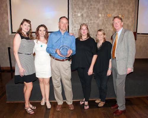 From left: Louisiana Horse Rescue Association Directors Therese Arroyo and Victoria Richmond, President Patrick Richmond, Michele Rodriguez, Judy Agular and Dr. Frank Andrews (LSU). Photo credit: Linda McLellan