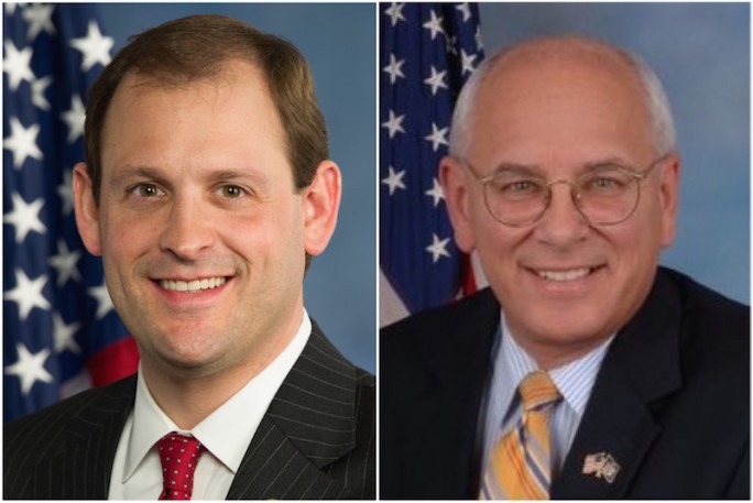 Rep. Andy Barr (left) and Rep. Paul Tonko co-sponsored the Integrity Act.