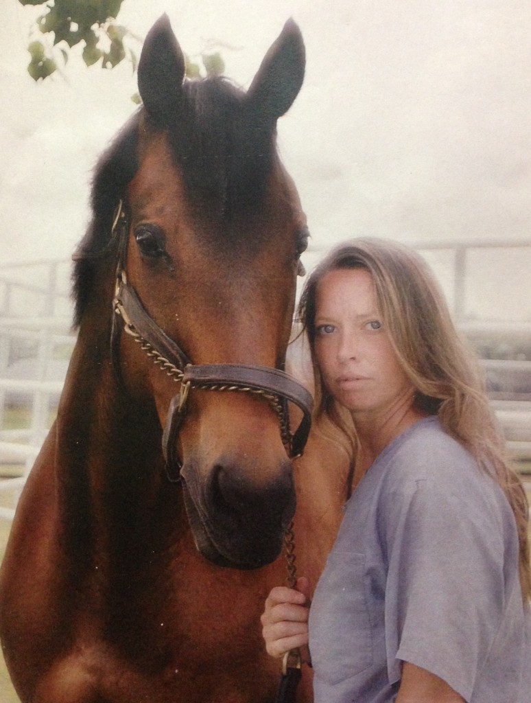 Farrah Ward was a high-ranking member of her town's sheriff department before she was incarcerated at the Lowell Correctional Institution. There, she met OTTBs like Cut Music, pictured, and found peace.