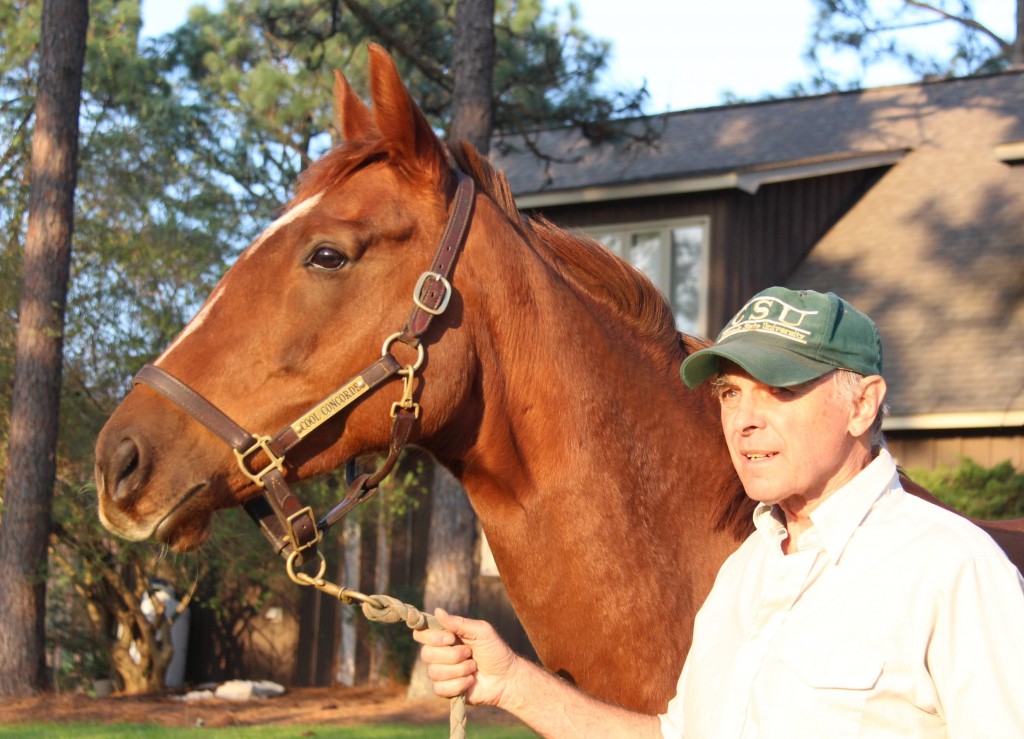 Frosty Lover and riding legend Denny Emerson will embark on a journey to train up for the Retired Racehorse Project's Thoroughbred Makeover in October. 