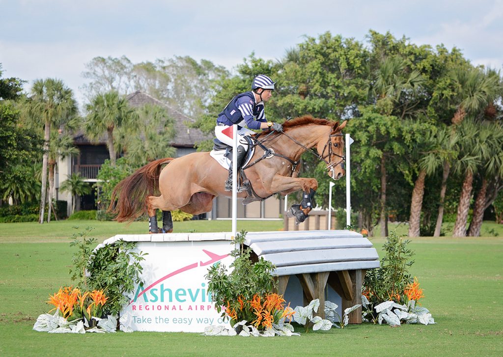 Boyd Martin will compete OTTB Blackfoot Mystery at Rolex this month. Photo by Jenni Autry