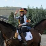 Valerie Ashker, 60, sustained 2 broken ribs in an accident on Monday. She resumed her 3,500-mile journey on her OTTB yesterday.