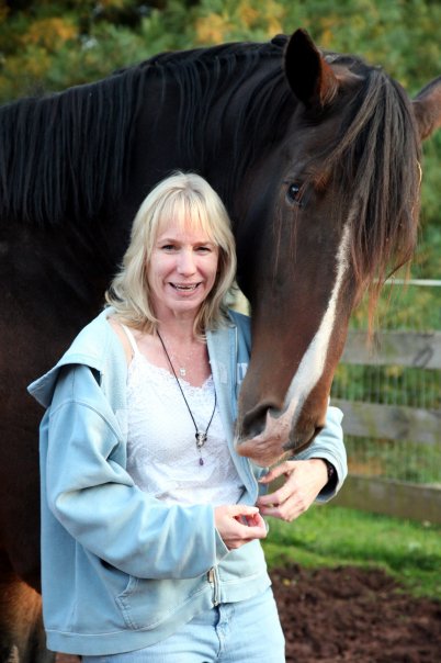 Stoeke, pictured with her own horse, has long dreamed of an opportunity to train therapy horses.