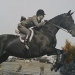 Ann Banks of Kentucky rode OTTB English Jack at the Iroquois Hunt Hunter Pace in Lexington, Ky. back "in the day" when Thoroughbred sport horses were the norm at illustrious horse shows. Photo courtesy Ann Banks