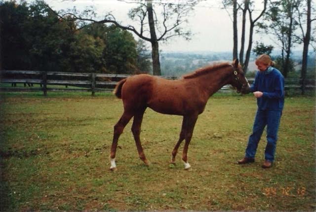 Filibustered pictured with breeder Joan Lewis. Photo courtesy DiPierro