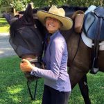 Valerie Ashker and OTTB Primitivo are midway through a 3,500-mile  endurance ride with OTTB Solar Express and Ashker's boyfriend Peter Friedman.