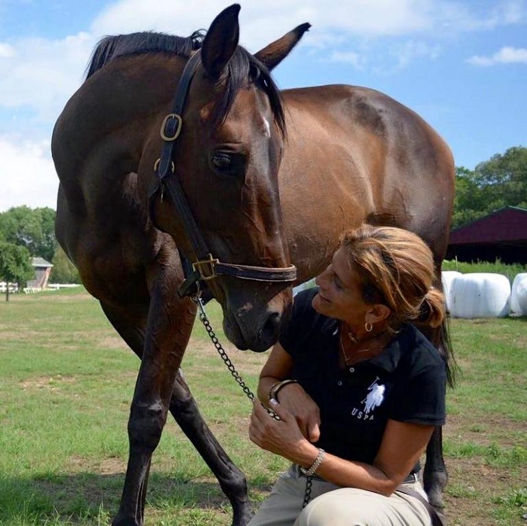 Laurie Tuozzolo and her OTTB Three Angels will participate in a Thoroughbred demonstration at Equine Affaire in Springfield, Mass. Nov. 13.